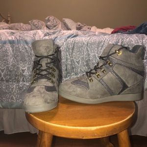 Heeled Lace Sneakers